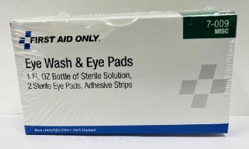 FAR: Eye Dressing Set: 1 oz. (30 ml) Eye Wash, 2 Pads, Tape